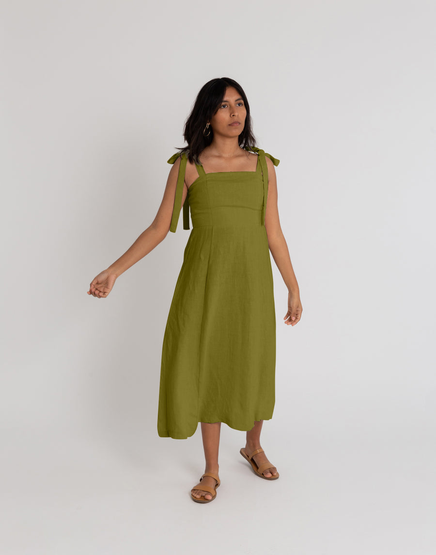 ThirtyOne Linen-Blend Dress