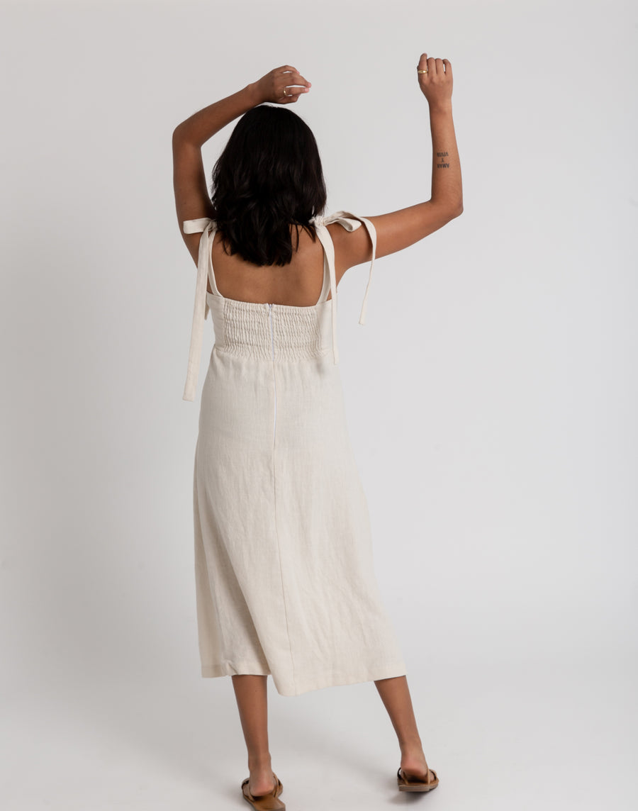 grace and co linen dress Grace Dress | Heirloom Linen Wedding Dress