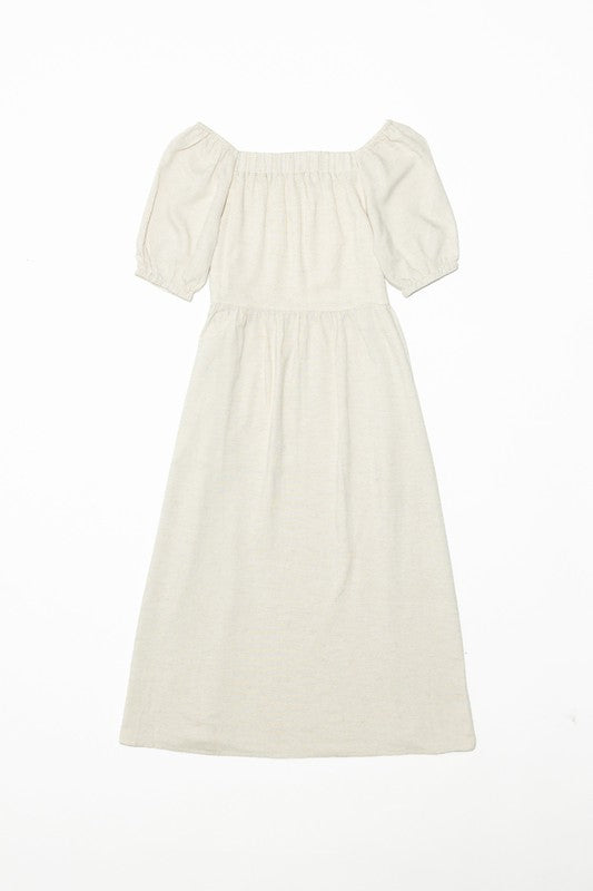 The Luisa Linen-Blend Dress