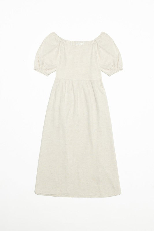 The Luisa Linen-Blend Dress