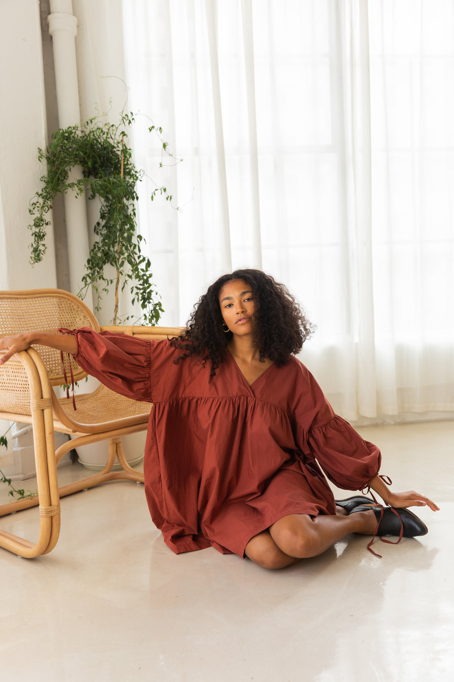 organic cotton dresses made in usa Miriam Organic Cotton Dress – Gracemade